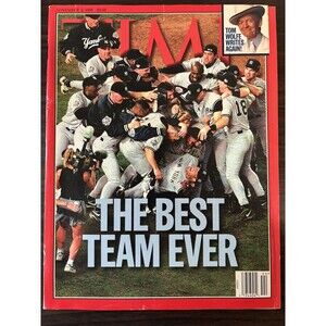 New York Yankees November 2, 1998 Time Magazine The Best Team Ever Newsstand